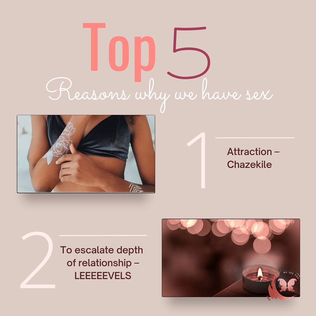 Reasons why we have sex.