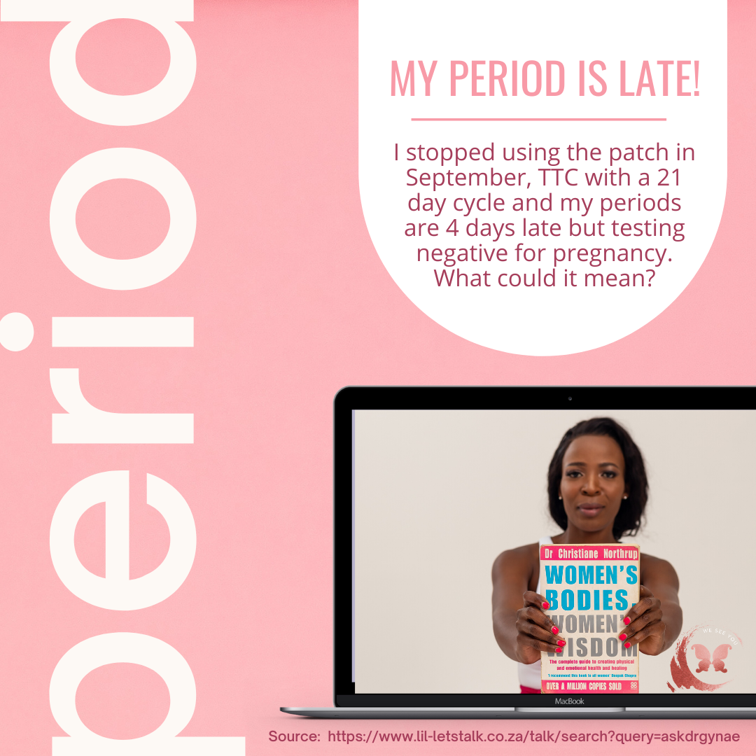 My Period is late.